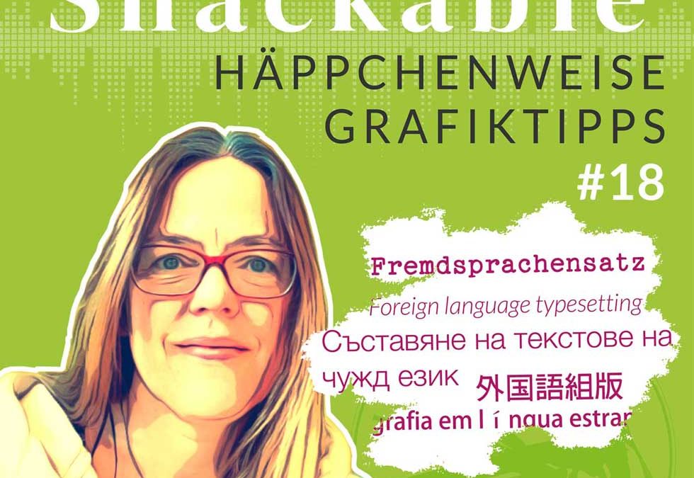 #18 Mehrsprachigkeit darstellen