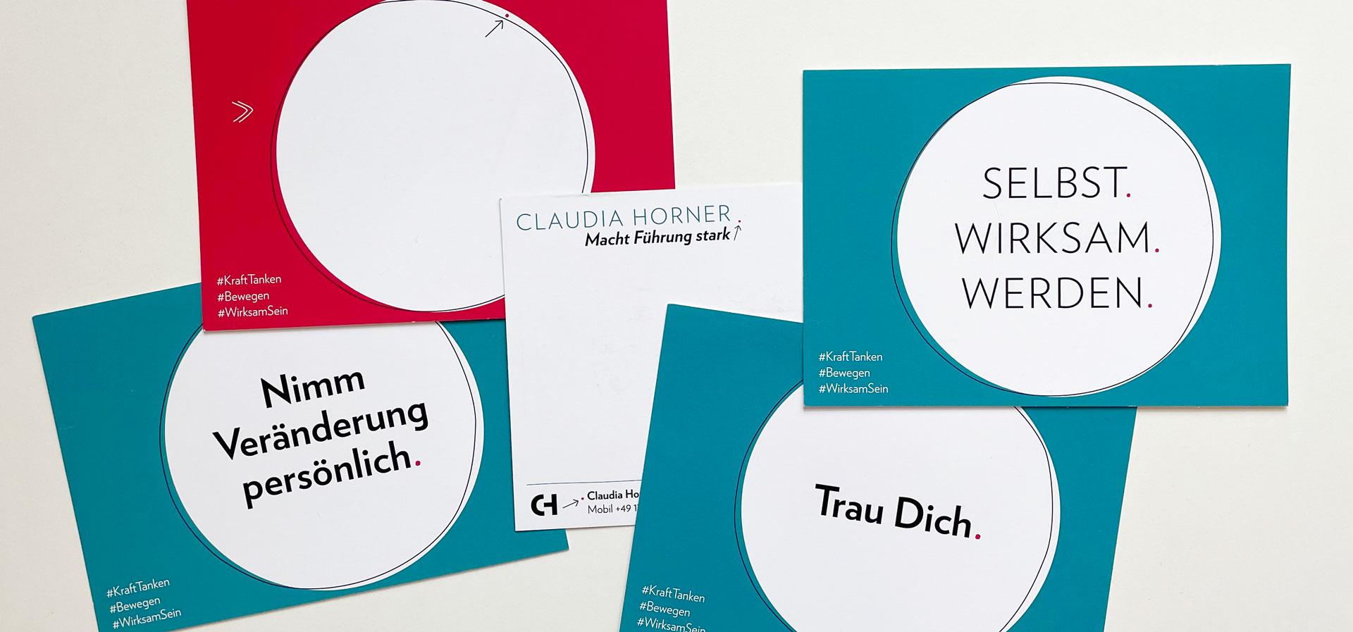 Corporate Design – Claudia Horner – alle Motivationskarten